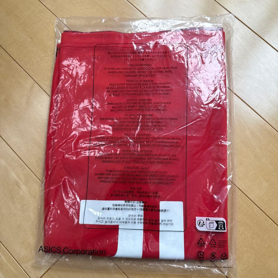 ASICS バレーボールシャツ　RAN 12 M 応援Tシャツ