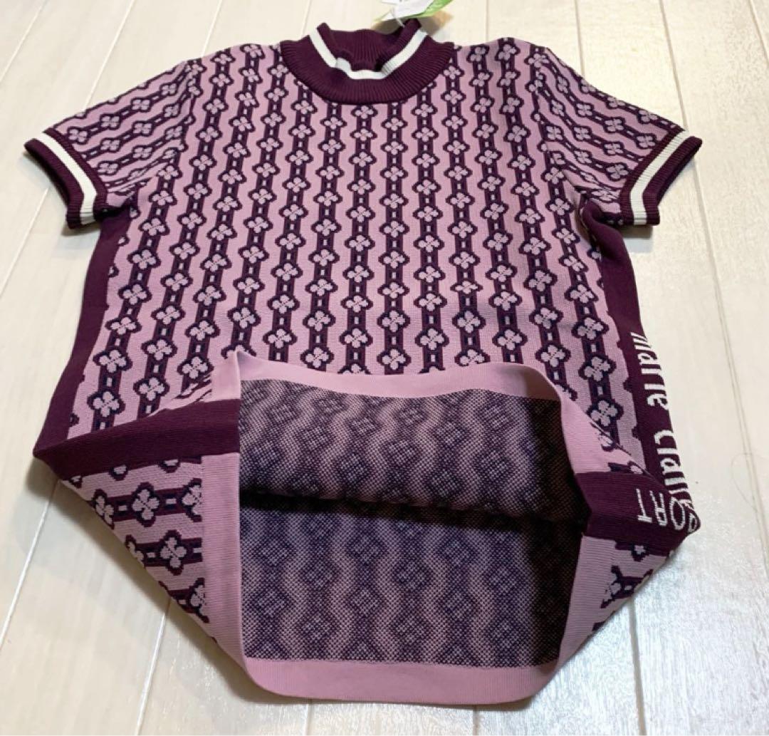 新品■22,880円【マリクレール 】M レディース　半袖セーター 、スカート