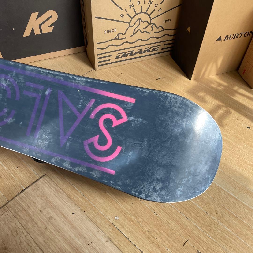 SALOMON×SWIVEL　サロモン　バイン付　スノーボードセット