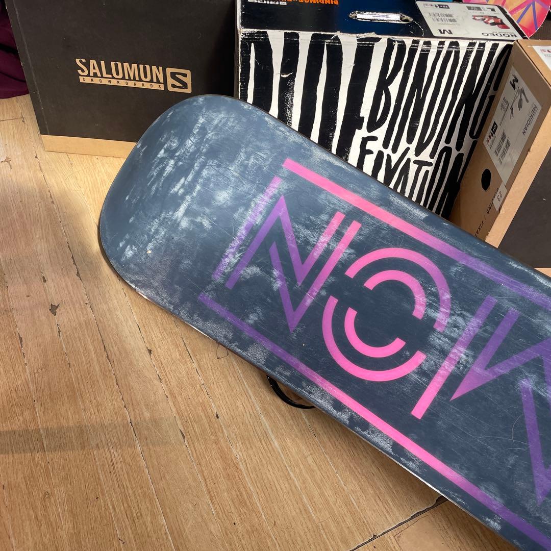 SALOMON×SWIVEL　サロモン　バイン付　スノーボードセット