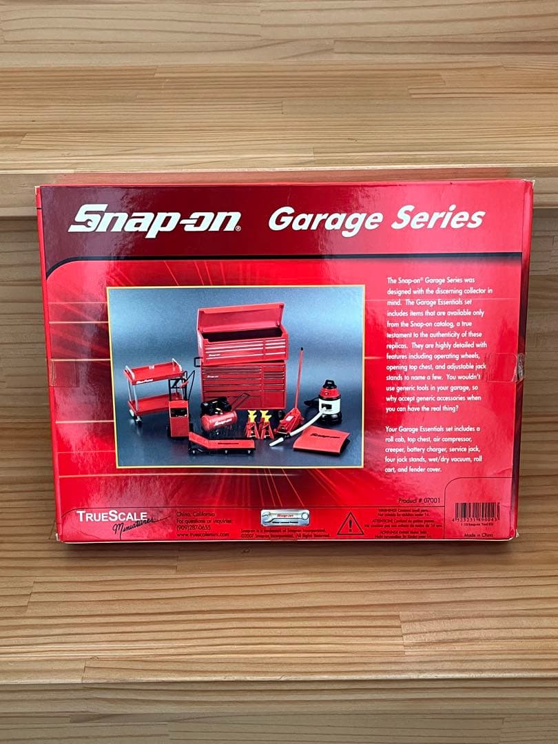 1/18スケール　Snap-on ガレージ工具セット　 入手困難　完了未開封品