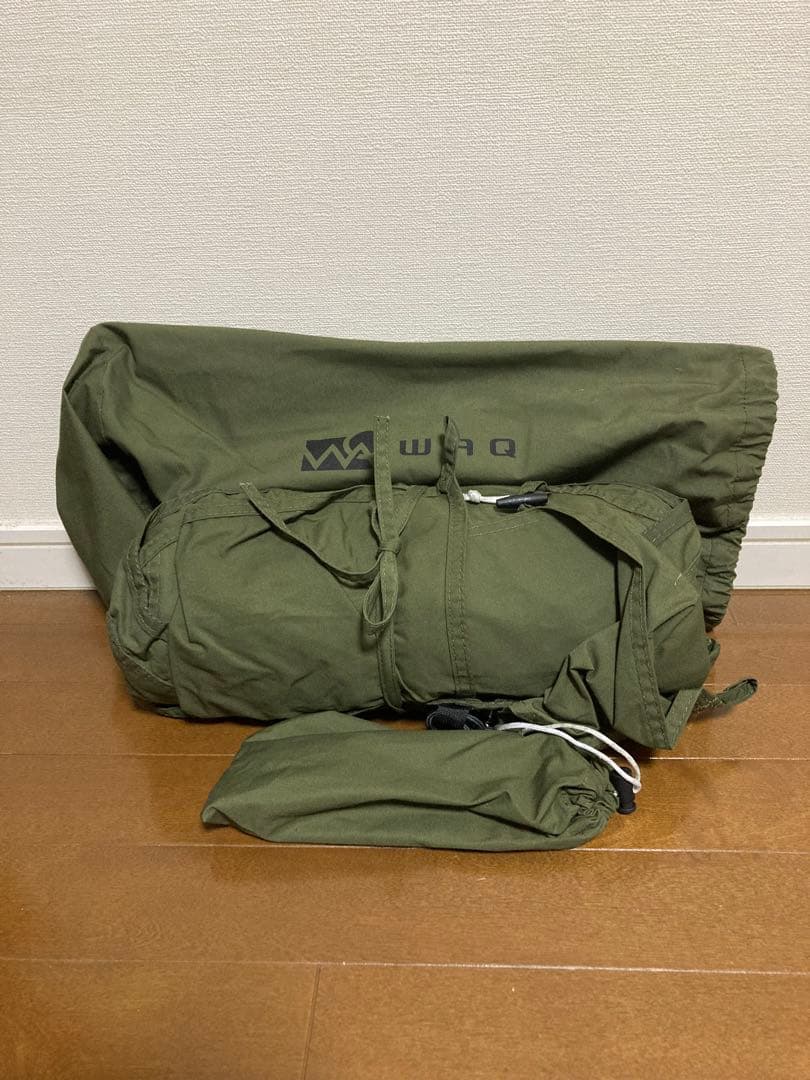 【3点セット】WAQ Alpha T/C　テント/二股ポール/フロントウォール