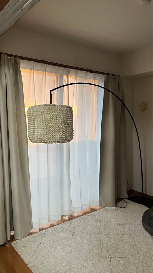 アーチ型フロアスタンド ikea skaftet lergryn