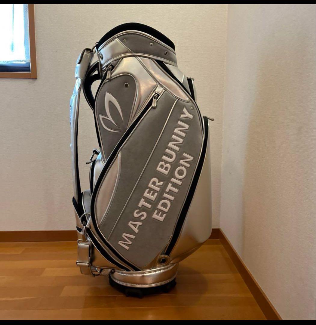 美品★お洒落カッコいいマスターバニーEDITION ゴルフバッグ シルバー