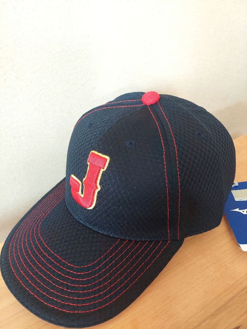サムライジャパン　Mizuno J刺繍 ネイビーキャップ 新品