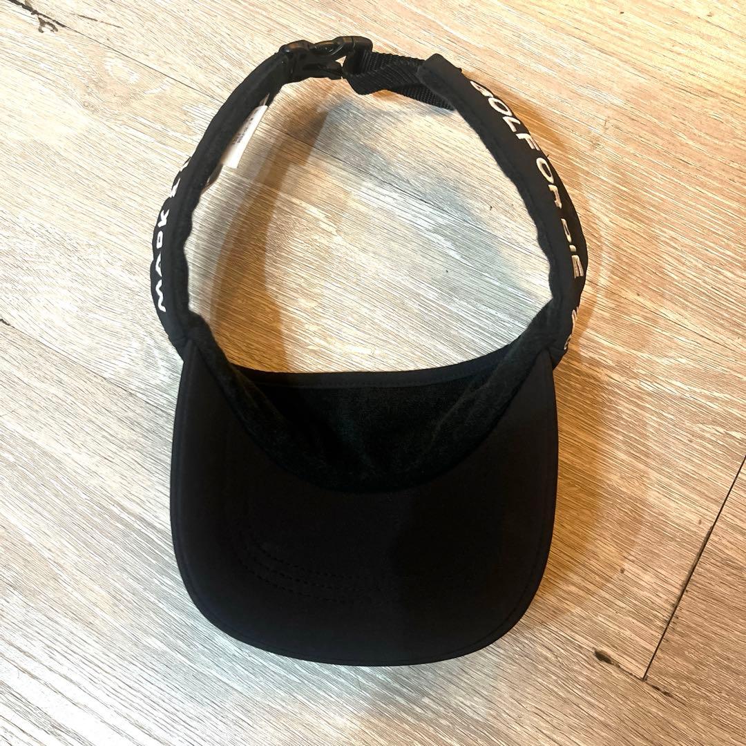 MARK & LONA ブラック バイザー