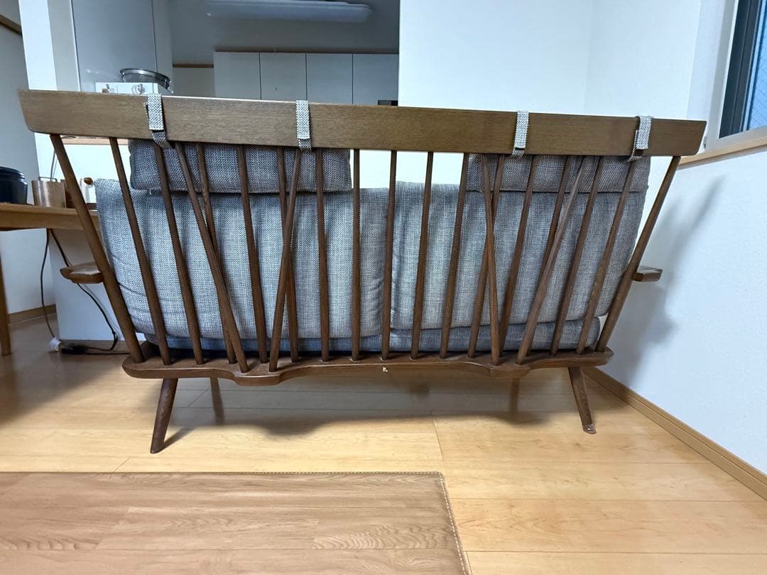 HIDA/飛騨産業 NEWMCKINLEY3Pソファ ハイバック　ヘッドレスト付