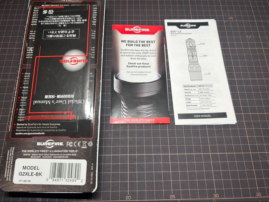 ライト・ランタン SUREFIRE G2X LE + FM35