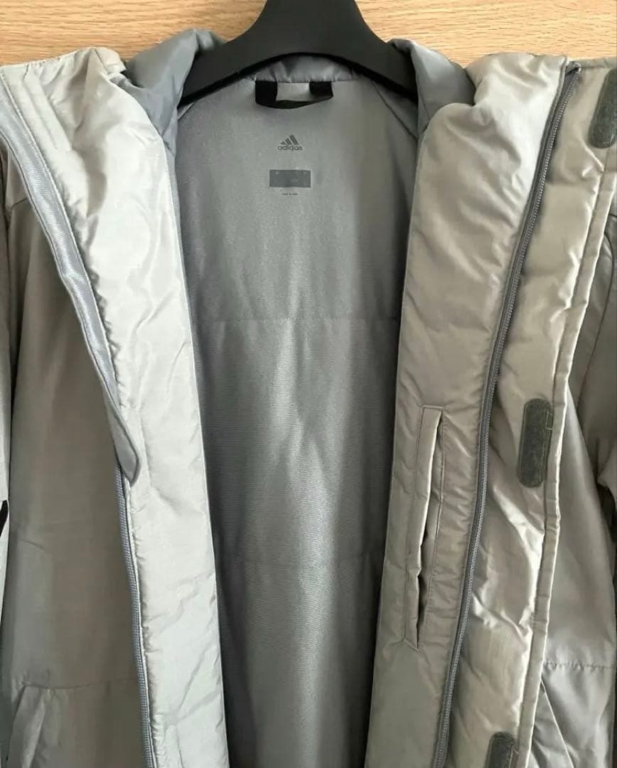 adidas ベンチコート ロングコート メンズS