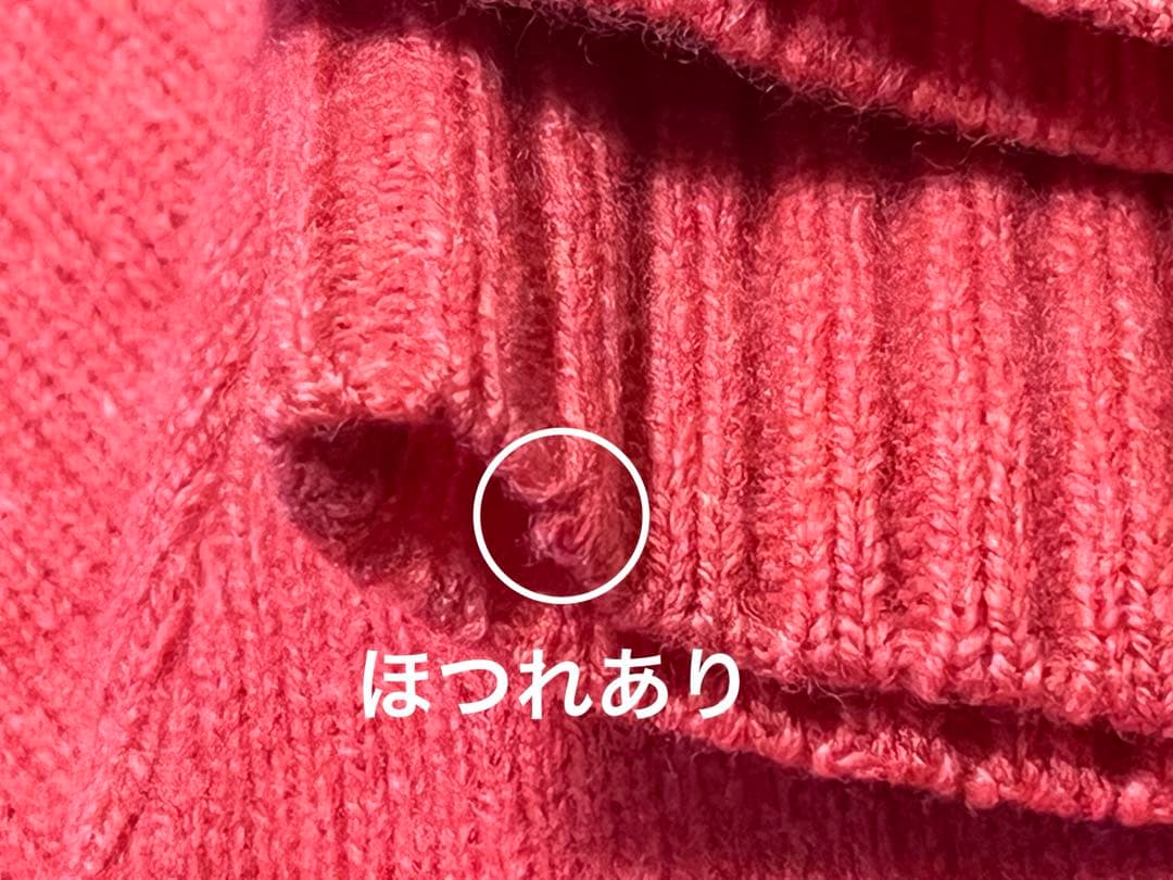 rough&swell ゴルフ メンズ ウール セーター ピンク Mサイズ