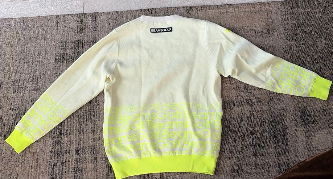 【Beams Golf】 裏付き グラデーション ニット