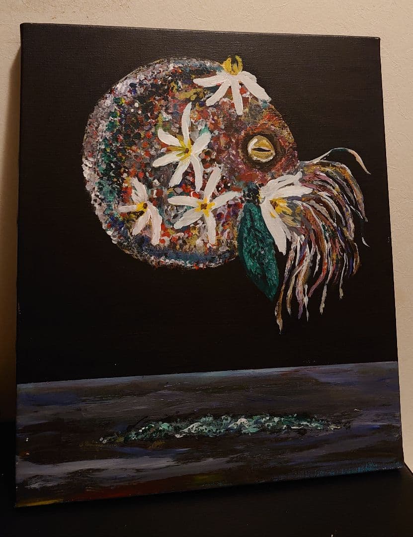 アクリル画 サイズF8