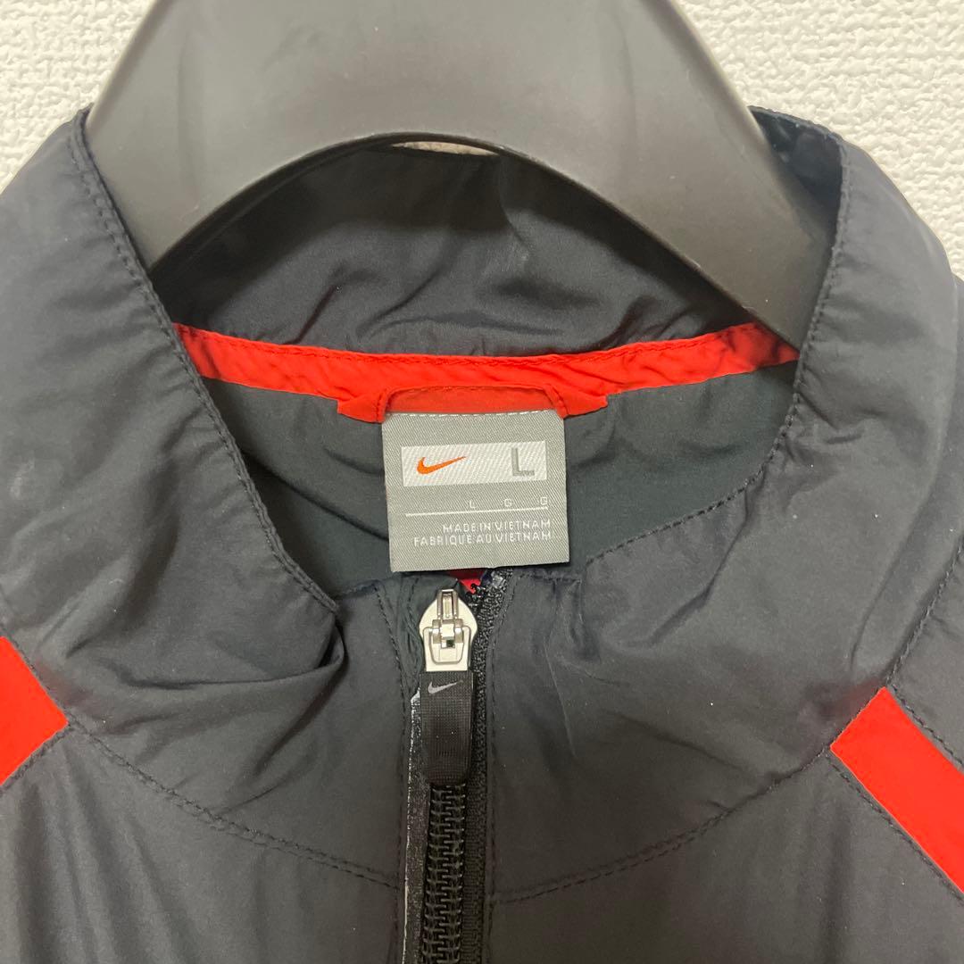 【美品】NIKE ナイロンジャージ上下 Lサイズ トレーニングウェア
