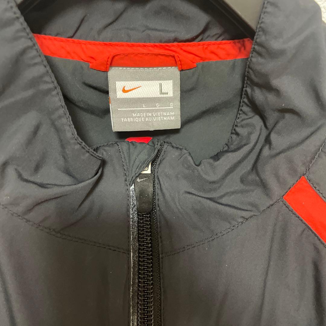 【美品】NIKE ナイロンジャージ上下 Lサイズ トレーニングウェア