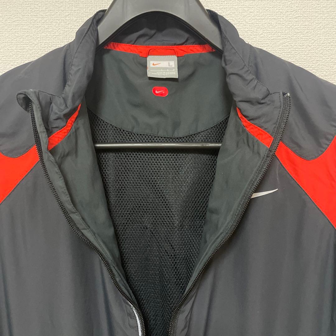 【美品】NIKE ナイロンジャージ上下 Lサイズ トレーニングウェア