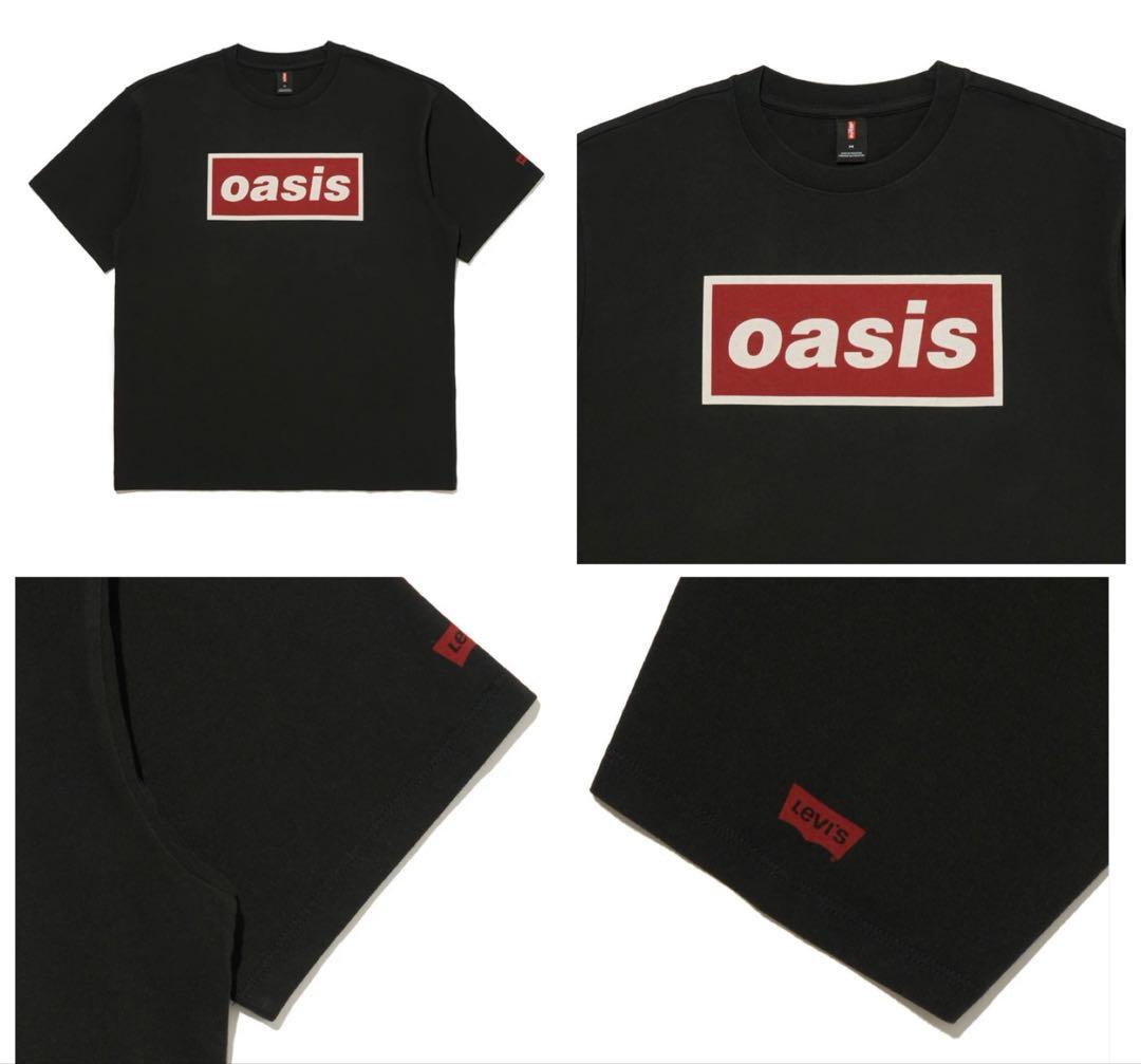 【希少】リーバイス　オアシス　Tシャツ ブラック　メンズM 新品未使用