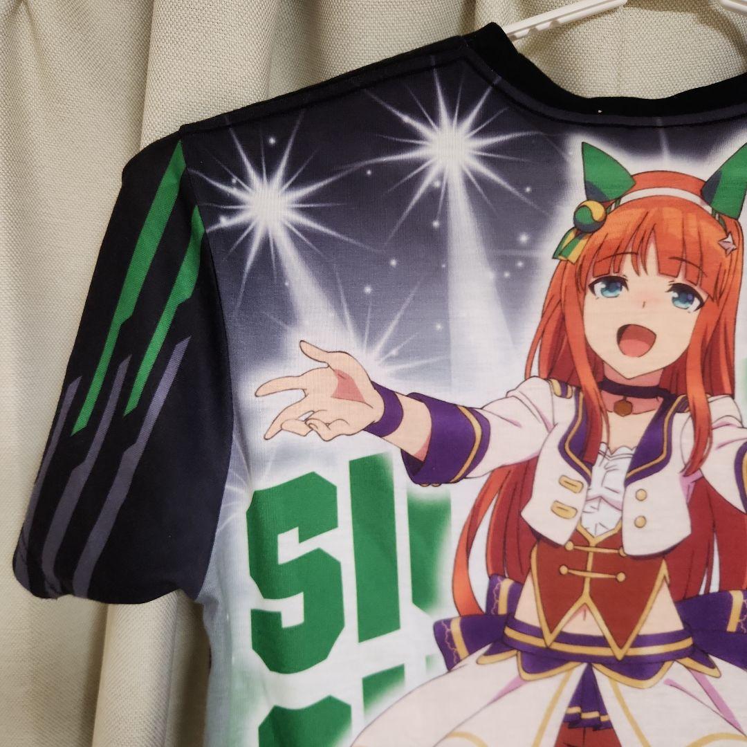 サイレンススズカ ナムコ フルカラーTシャツ ブラック