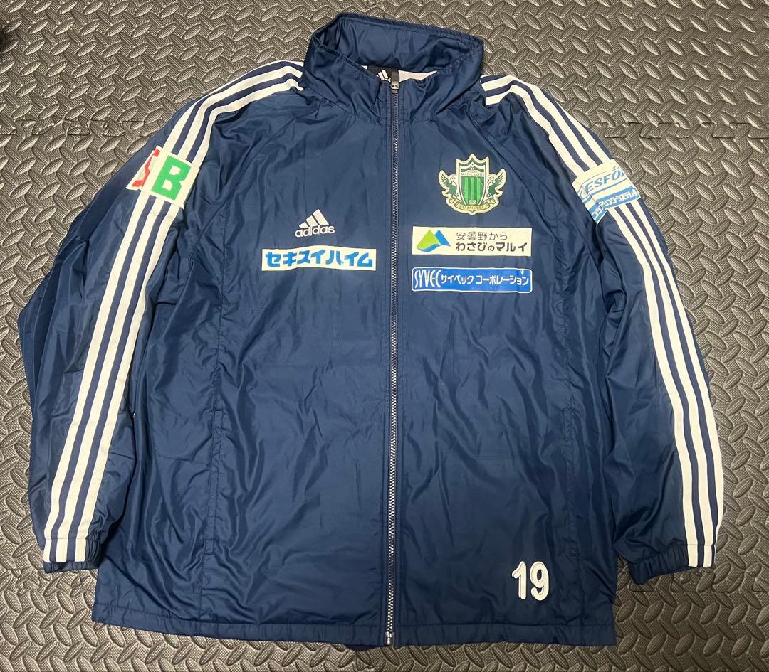 松本山雅　adidas 選手支給　ウィンドブレーカー Oサイズ　背番号19