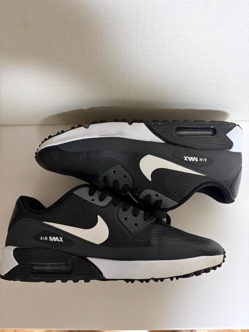 【美品】NIKE AIR MAX 90 GOLF ブラック 28cm US10
