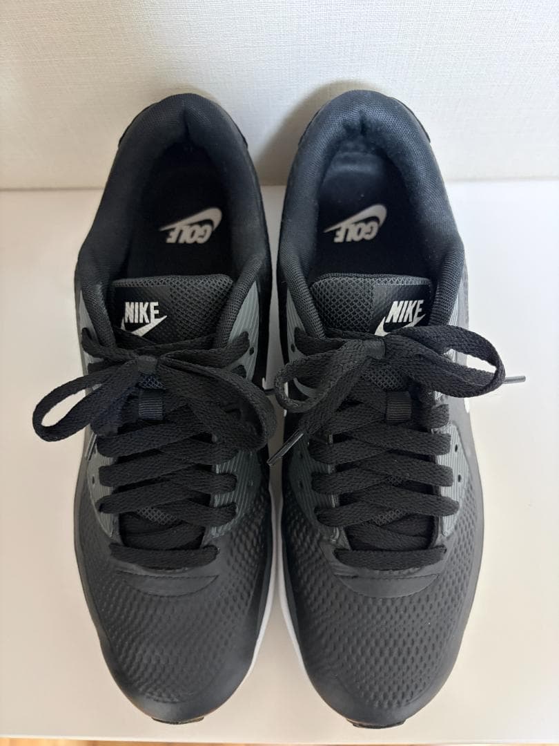 【美品】NIKE AIR MAX 90 GOLF ブラック 28cm US10