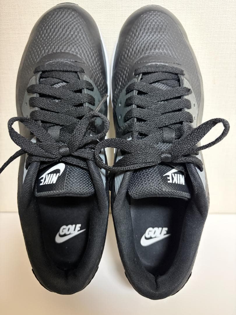 【美品】NIKE AIR MAX 90 GOLF ブラック 28cm US10