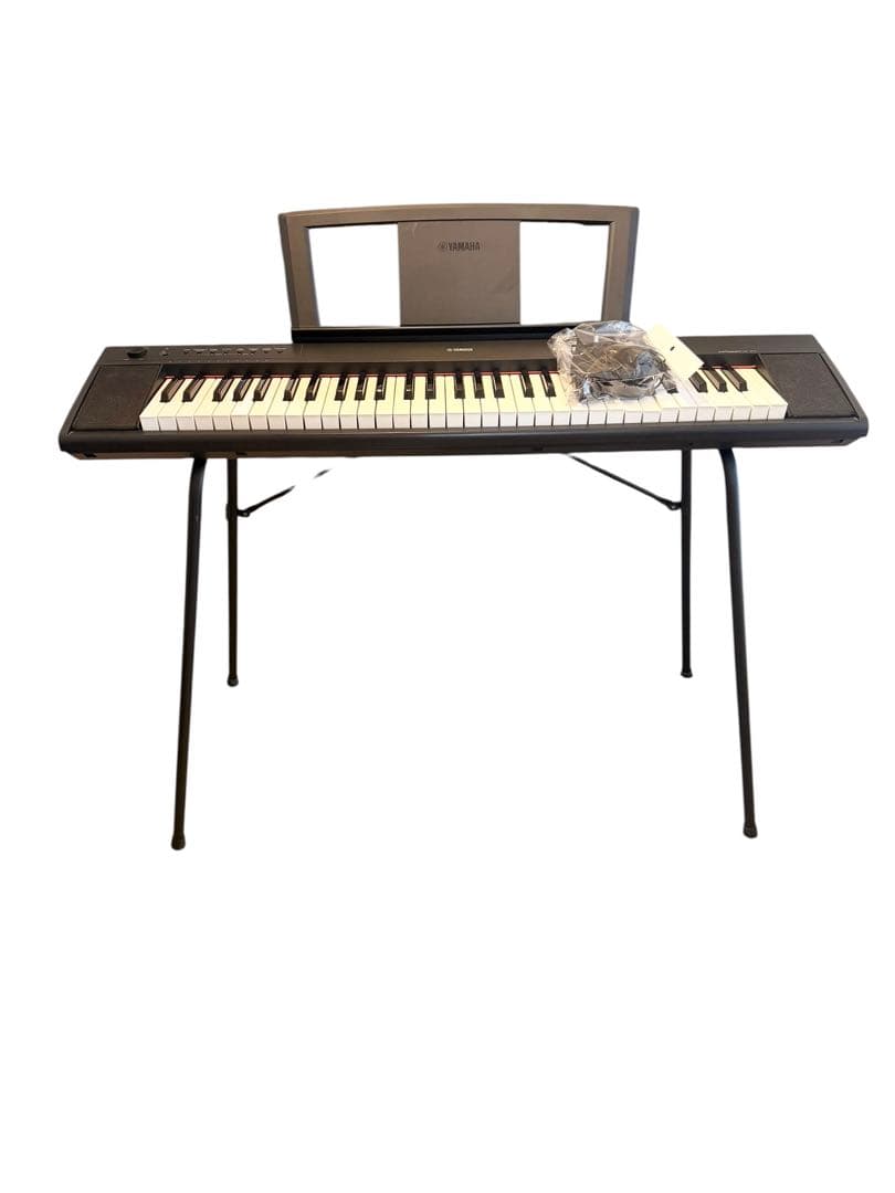 YAMAHA 電子ピアノ　NP-11 足台　楽譜置き　piaggero 61鍵盤