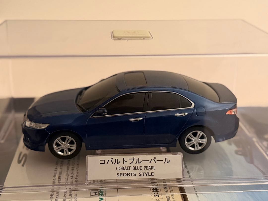 ホンダ アコード カラーサンプル コバルトブルーパール サンルーフ ミニカー