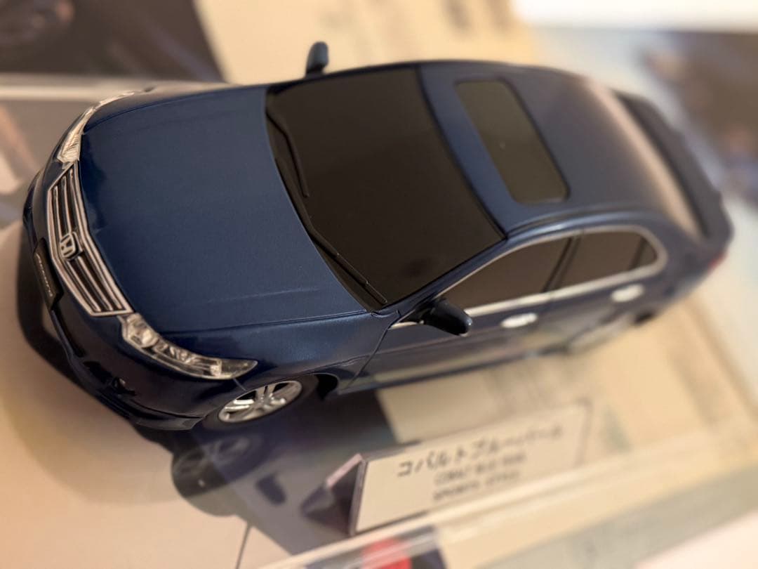 ホンダ アコード カラーサンプル コバルトブルーパール サンルーフ ミニカー