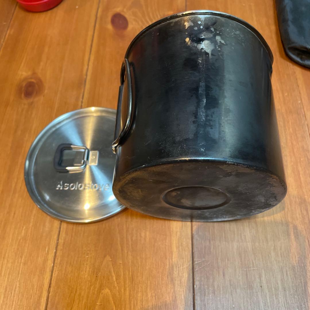 か*い様 solo stove 焚き火台　ポッド　トランギア　アルコールストーブ