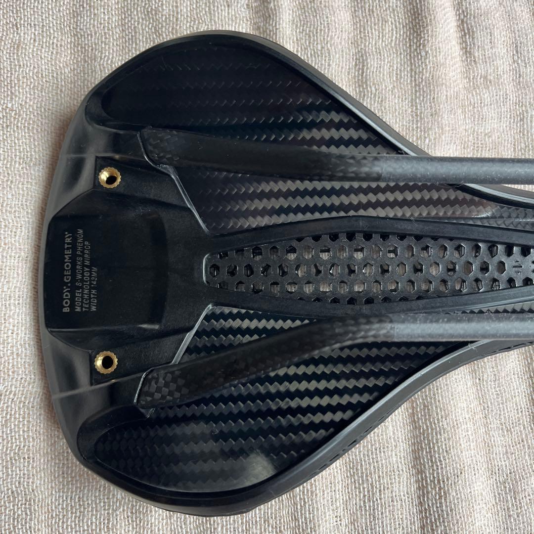 美品SPECIALIZED S-WORKS PHENOM MIRROR サドル