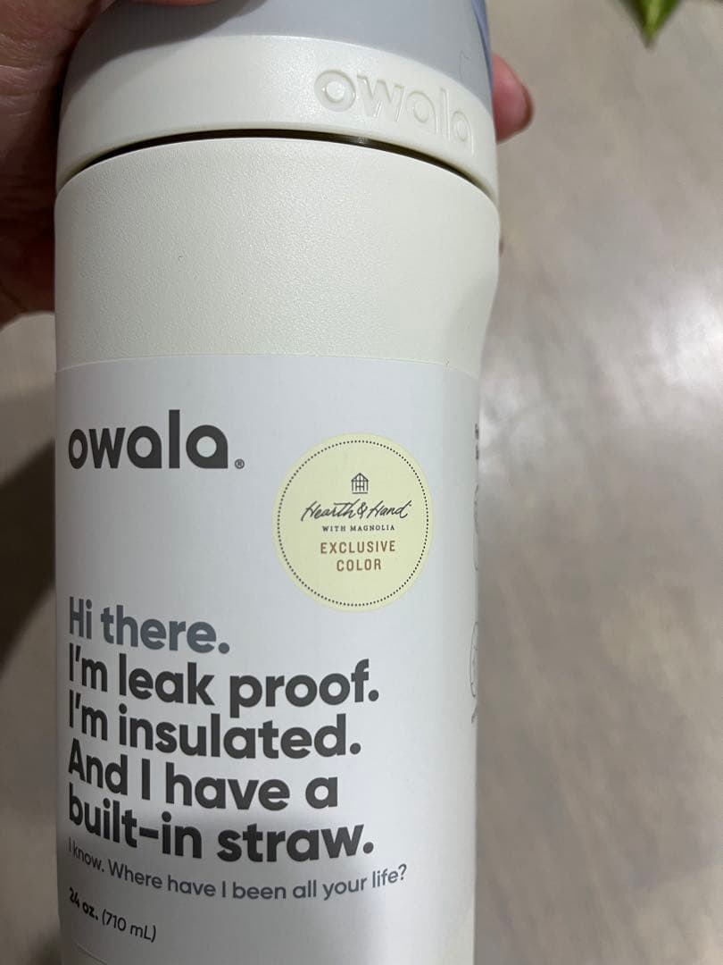 オワラ　Owala 水筒　710ml ホワイト　ターゲット　限定色！Target