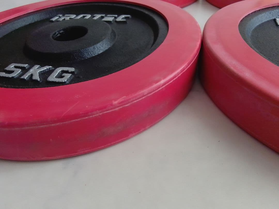 アイロテック iROTEC ラバー ダンベル 5kg×4=20kg 28mm ④