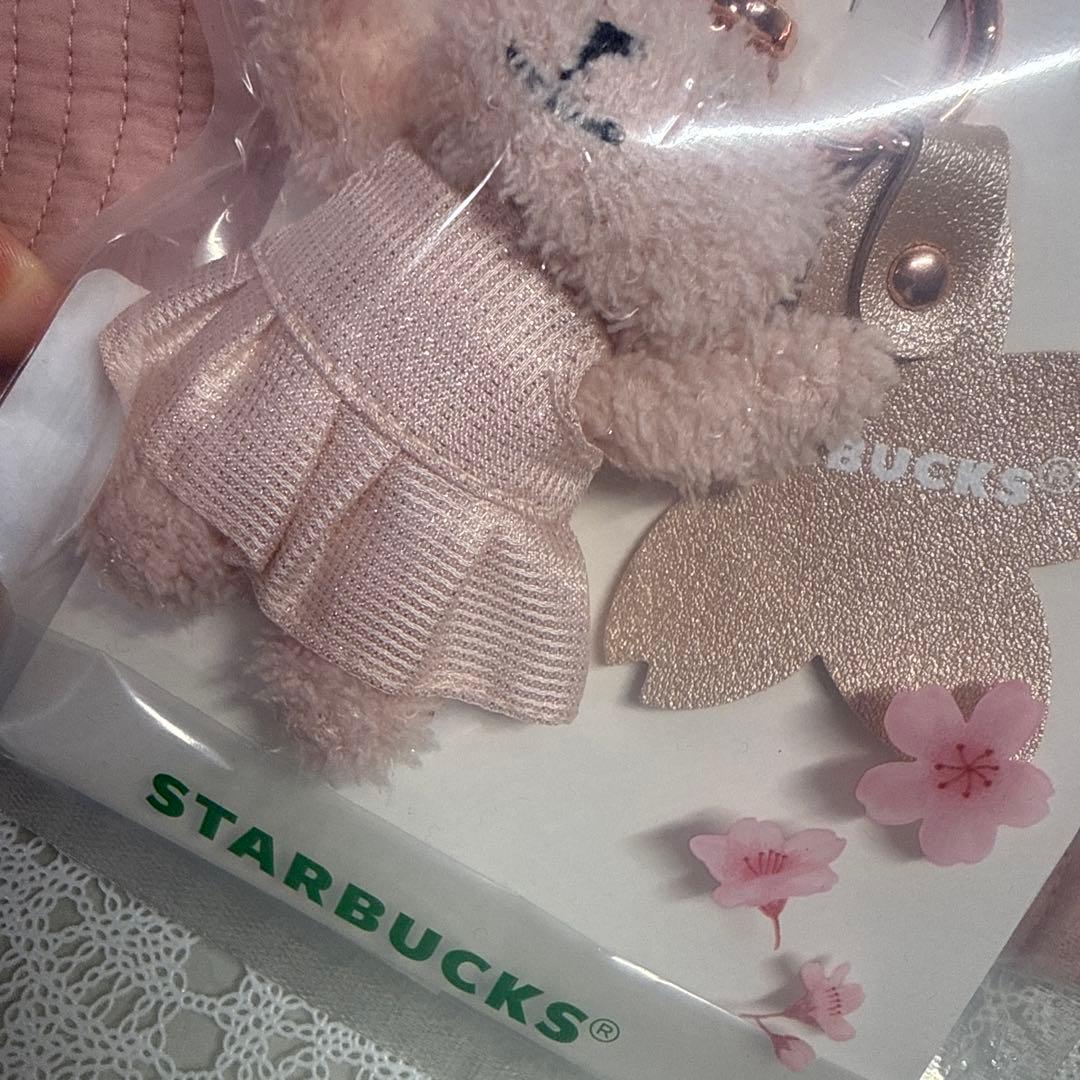 スタバ　SAKURA2026保冷トートバッグ➕ベアリスタキーチェーン②
