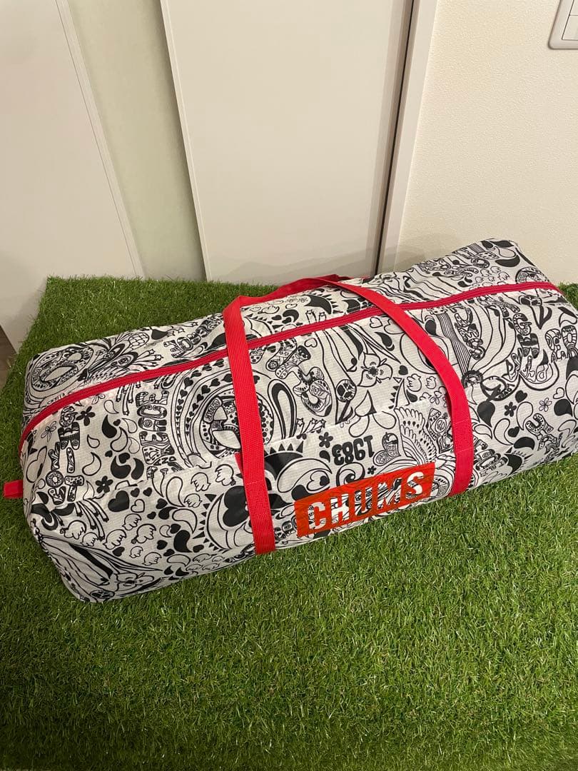 新品　チャムス モノポールテント ブービーハウス LOVE&PEACE