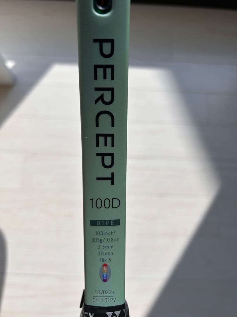 YONEX PERCEPT 100D テニスラケット