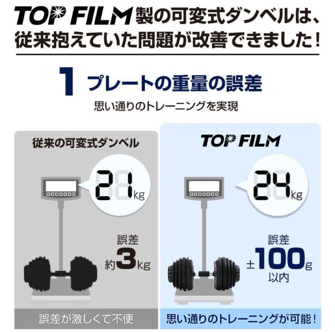 ダンベル 可変式 24kg 2個セットプレート トレーニング グロ—ブ付き
