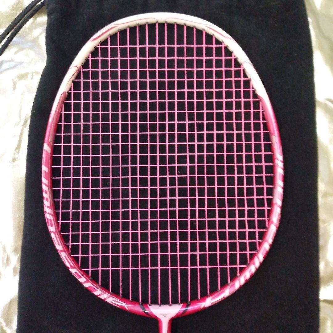 良品　Mizuno バドミントンラケットLUMINASONIC LP 4U6