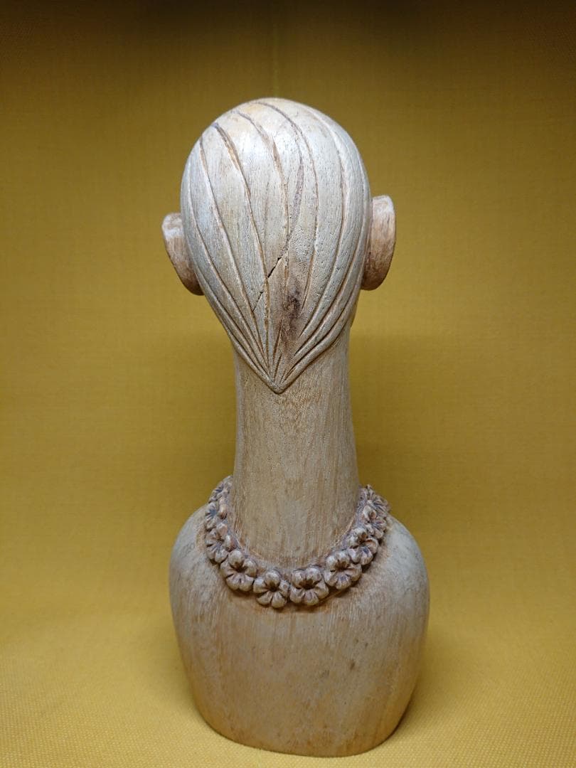 美人　人形　彫像　木彫　オブジェ　置物　インテリア　工芸品　美術品　A3336