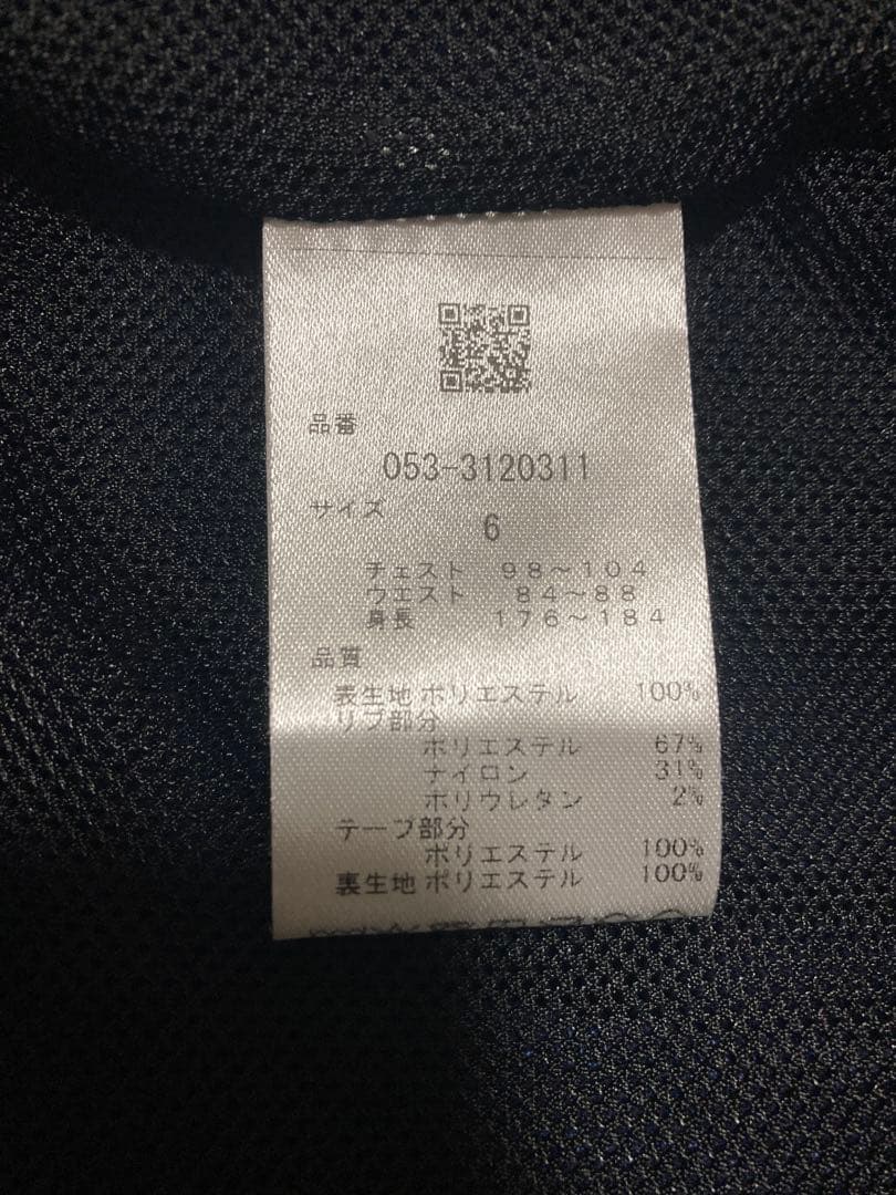 パーリーゲイツ メンズ ブルゾン 6(LL) 紺 ネイビー　ダブルジップアップ