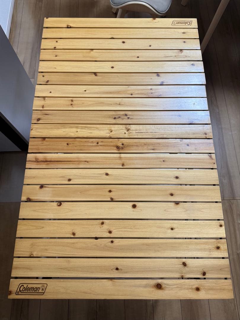 コールマン　ナチュラルウッドロールテーブル110