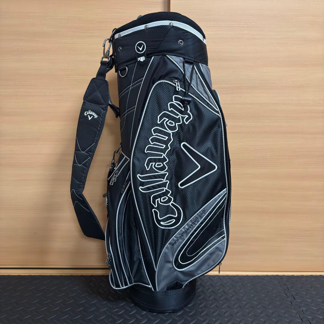 Callaway キャロウェイ ゴルフ キャディバッグ 7分割 ブラック 軽量