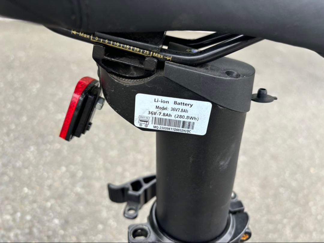 折りたたみ電動アシスト自転車　ERWAY A02 美品‼️