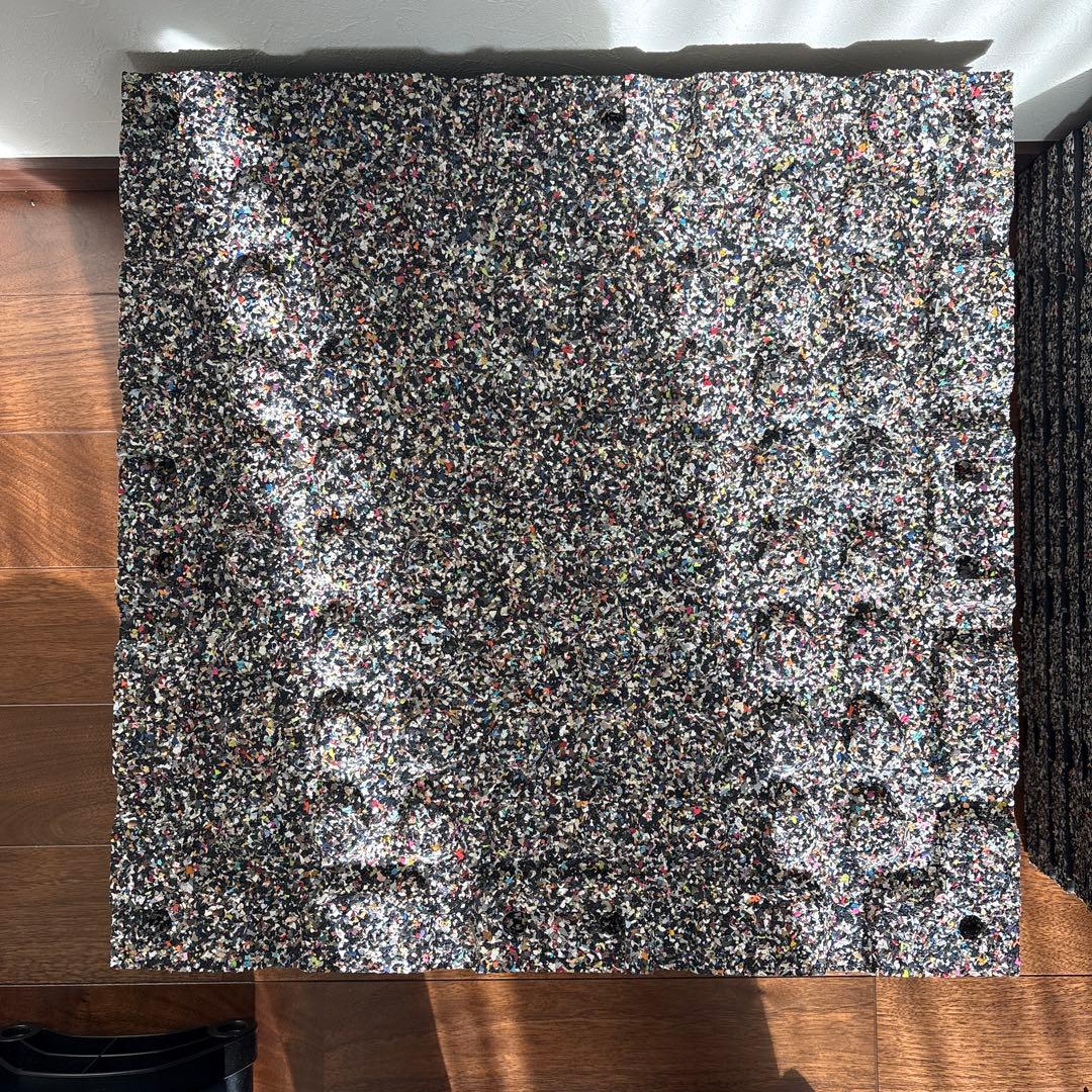 GYMMAT ゴムマット 50cm×50cm×25mm ブラック 8枚セット