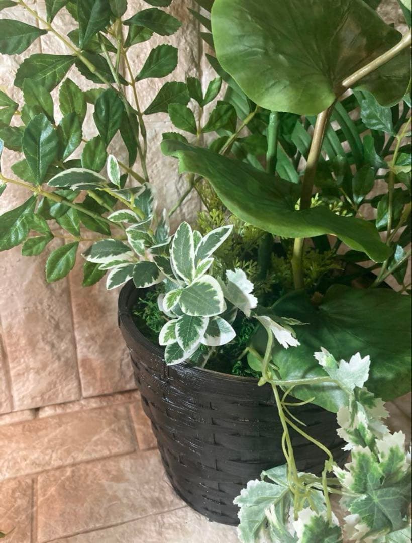 光触媒　人工観葉植物　ウォールグリーン　フェイクグリーン　マッサンアレンジ87