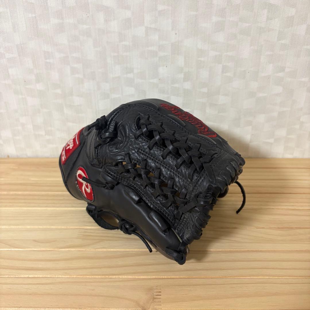 【良品】ローリングス 軟式　オールラウンド用グローブ 右投げ用 ブラック
