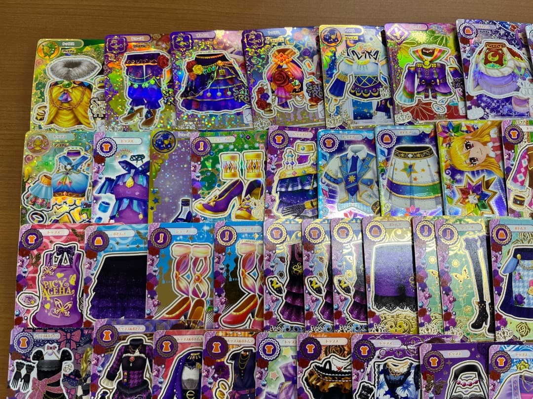 d*9様 アイカツ カード セクシー トップス ボトムス シューズ 大量 まとめ
