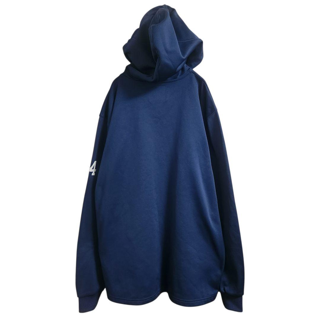 ヤクルトスワローズ Majestic ハーフジップパーカー 支給同仕様 ネイビー