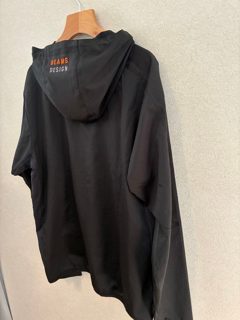 ZETT×BEAMS DESIGN ブラックジャケット フード付き