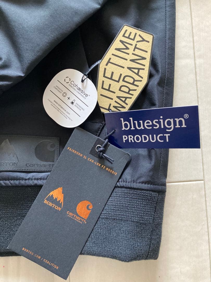 Burton Carhartt コラボ スノーボードジャケット 新品 黒