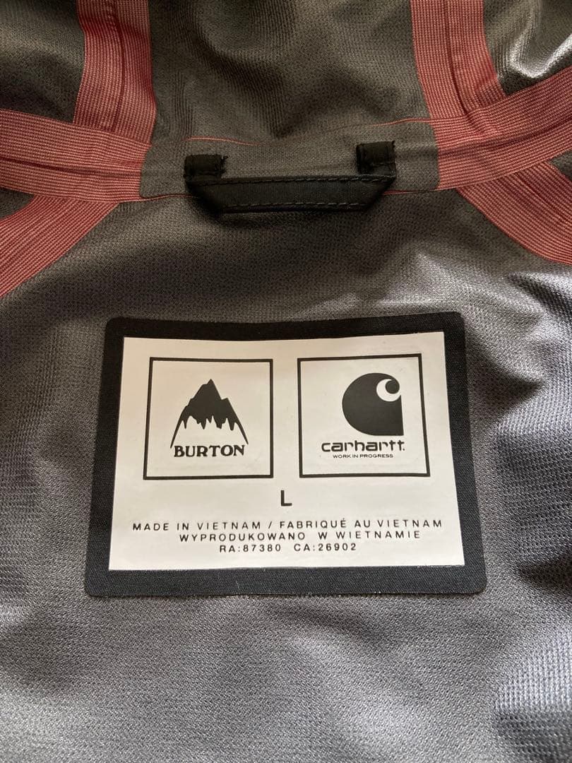Burton Carhartt コラボ スノーボードジャケット 新品 黒